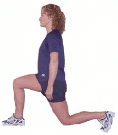 image to illustrate lunge position